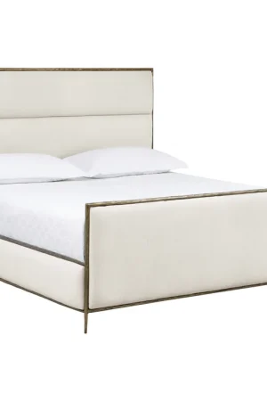 Yasmine Zenith Alabaster Bed, King Exclusive